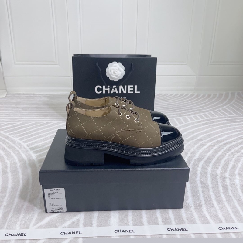 Ch*el leather shoes